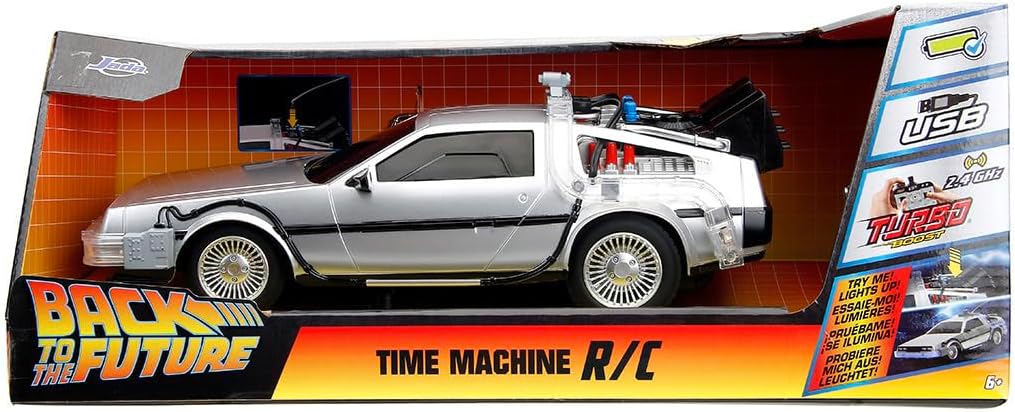 Jada Back to The Future Time Machine Remote Controlled 1:16 Vehicle
