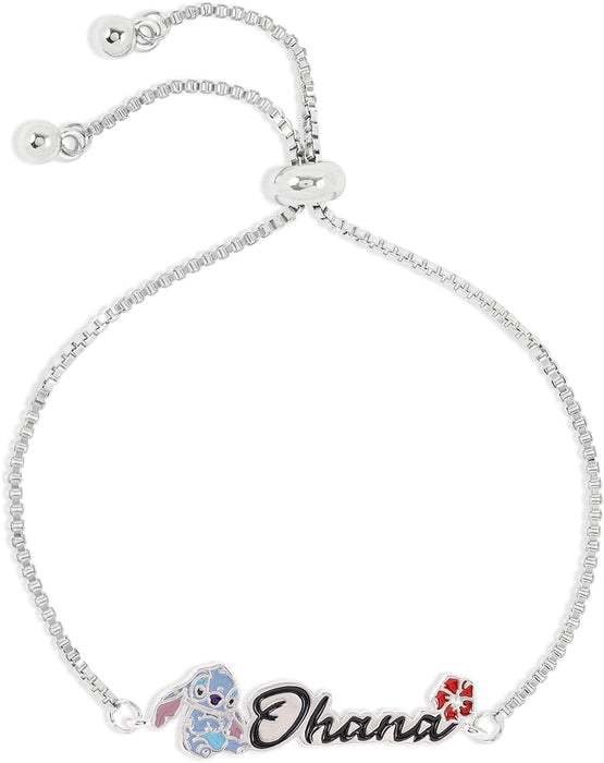 Disney Stitch Adjustable Brass Plated Bracelet