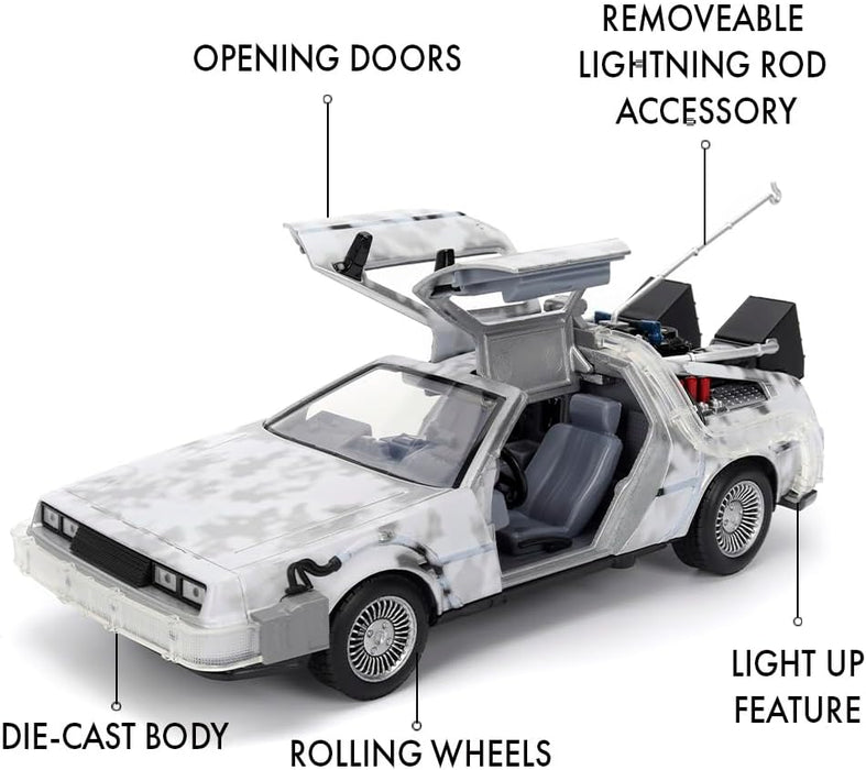 Jada - Back To The Future Time Machine 1:24 Die-Cast Collectible