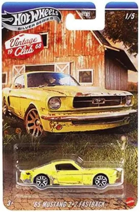 Hot Wheels Silver Series Vintage Club - 65 Mustang 2+2 Fastback