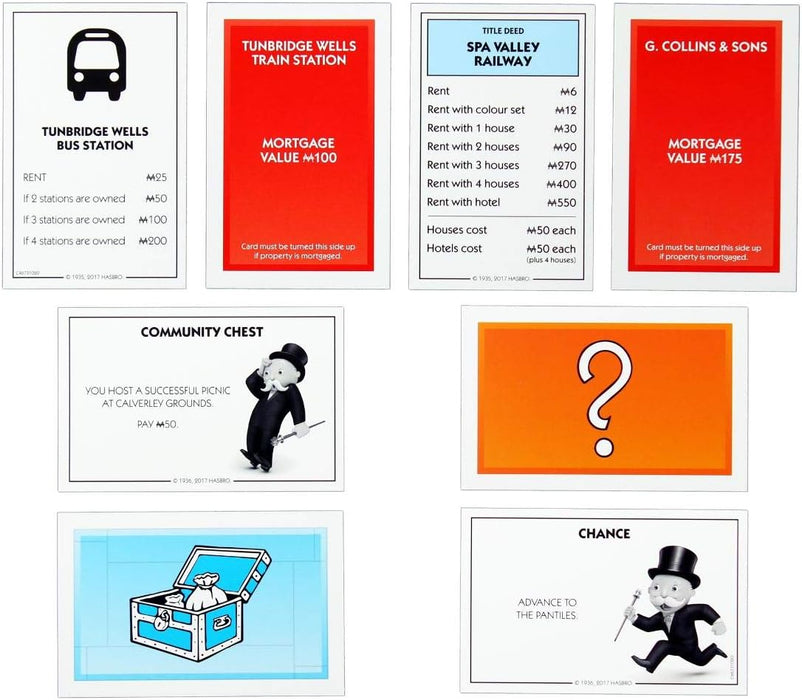 Monopoly: Tunbridge Wells Edition Board Game