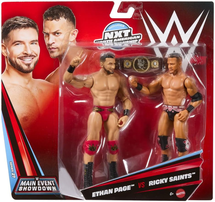WWE Main Event Showdown Ethan Page vs Ricky Saints 2 Figure Pack
