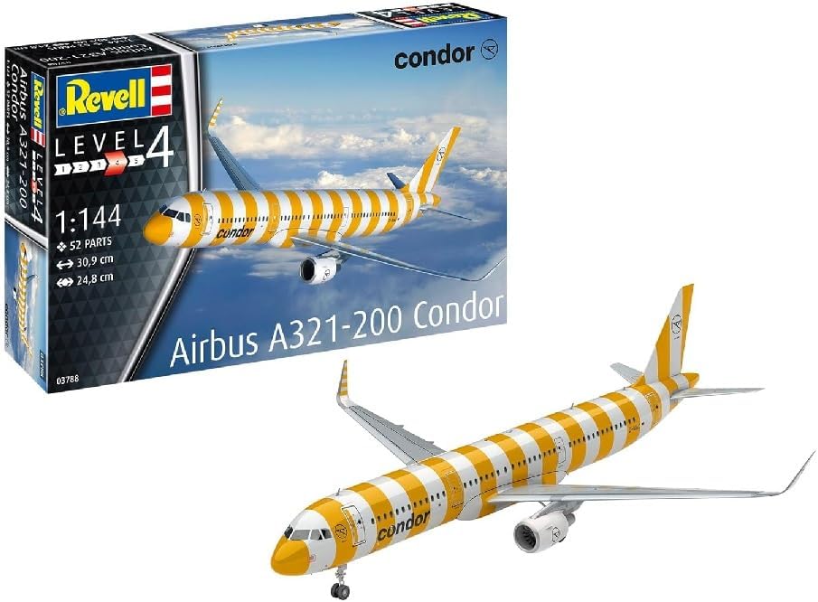 REVELL 63788 - Airbus A321-200 Condor 1:144  Scale Model Plane