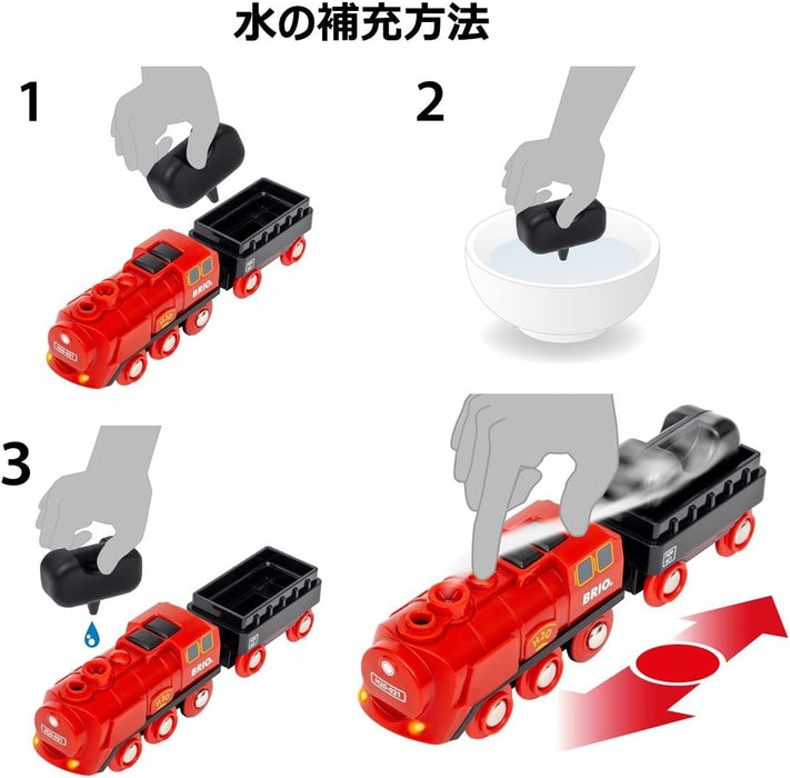 BRIO - Steaming Train Set (36017)