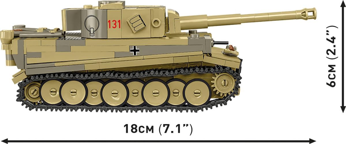 Cobi 2734 - World War II - Panzer VI Tiger 1 I NO 131