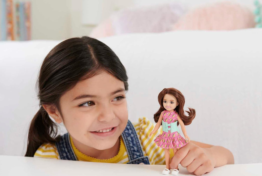 Barbie - Chelsea  Doll (Pink Watermelon Dress)