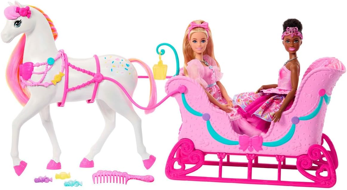 Barbie Nutcracker Land Of Sweets Horse & Sled