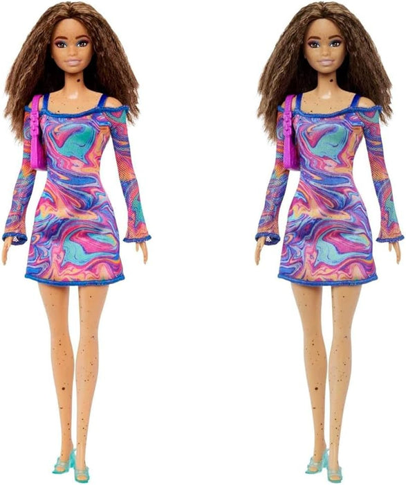 Barbie Fashionista - Colourful Dress Doll