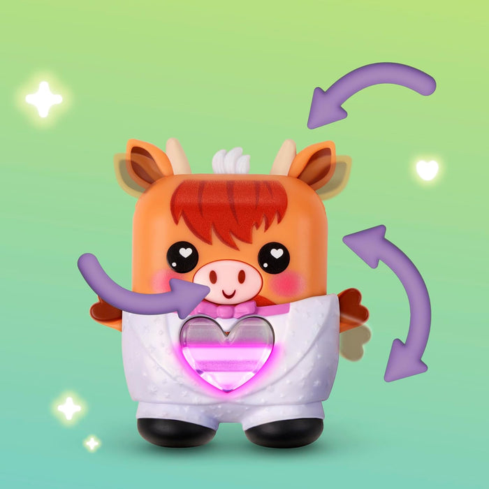 Nano-Mals Cowbert the Highland Cow Electronic Fidget Pet