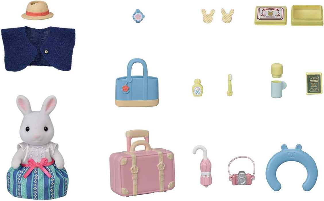 Sylvanian Families  -Weekend Travel Set Snow Rabbit Mother