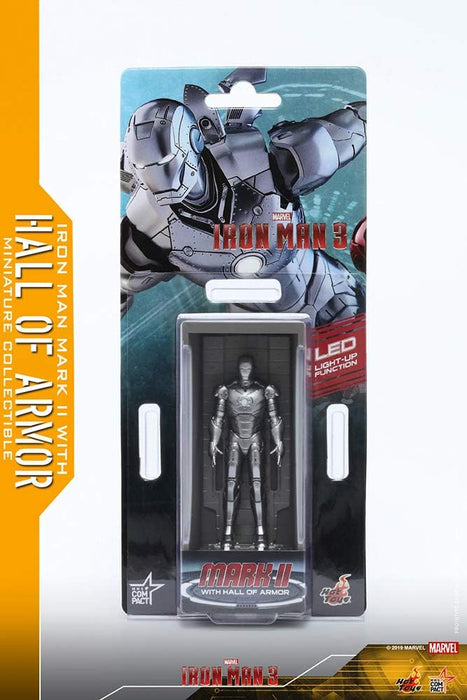 HotToys Marvel Miniature: Iron Man 3 - Mark 2 with Hall of Armor Figure