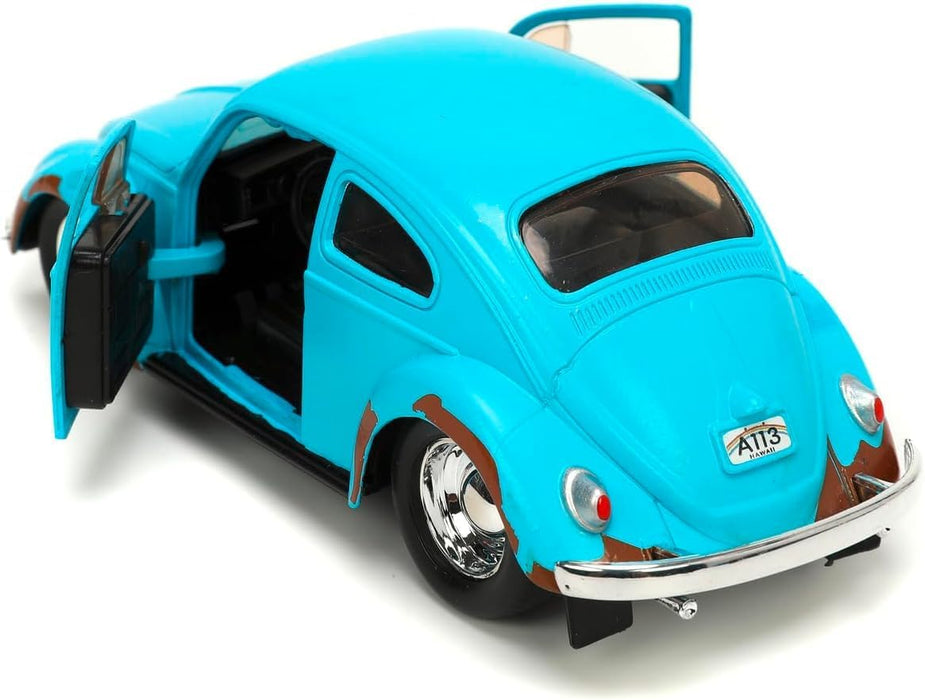 Jada - Lilo And Stitch 1959 VW Beetle 1:32 with Figure Die-Cast Collectible