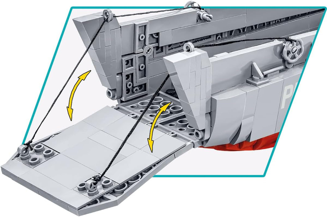 Cobi 4849 - World War II - Landing Craft Higgins Boat 715 pcs