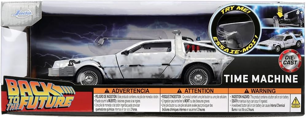 Jada - Back To The Future Time Machine 1:24 Die-Cast Collectible