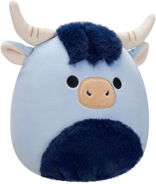 Squishmallows - 7.5'' Toro Blue Cow Fuzzy Belly Plush