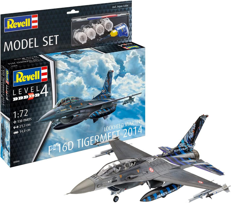 REVELL 63844 - Lockheed Martin F-16D Tigermeet 2014 1:72 Scale Model Set
