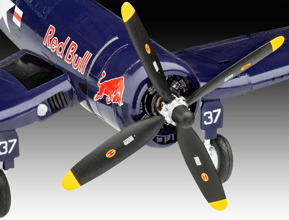 REVELL 05641 - Vought F4U-4 Corsair: The Flying Bulls 25th Anniversary 1:48 Scale Model Set