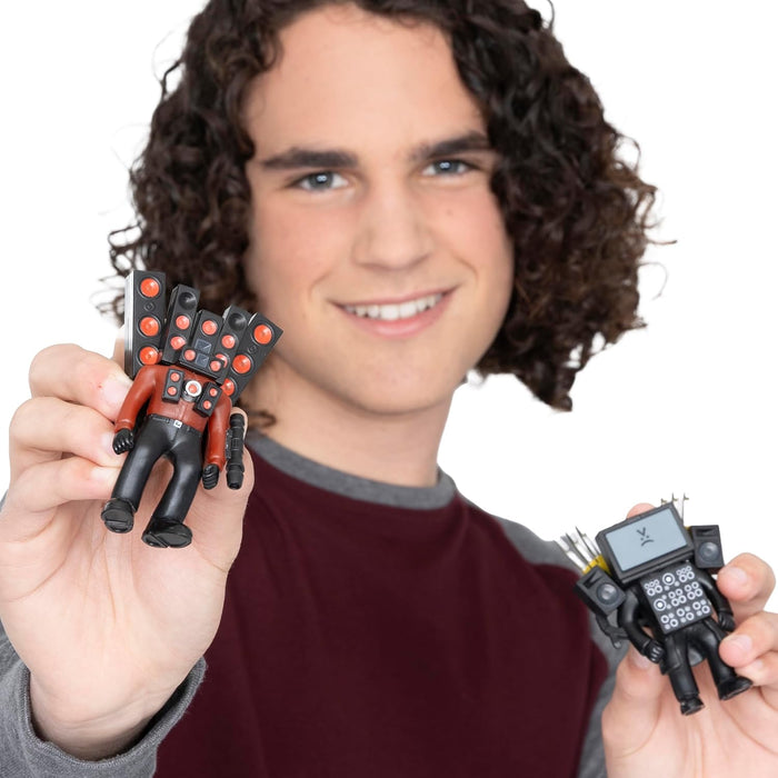 Skibidi Toilet Action Figure Mini Titan Collection Series One 3 Pack