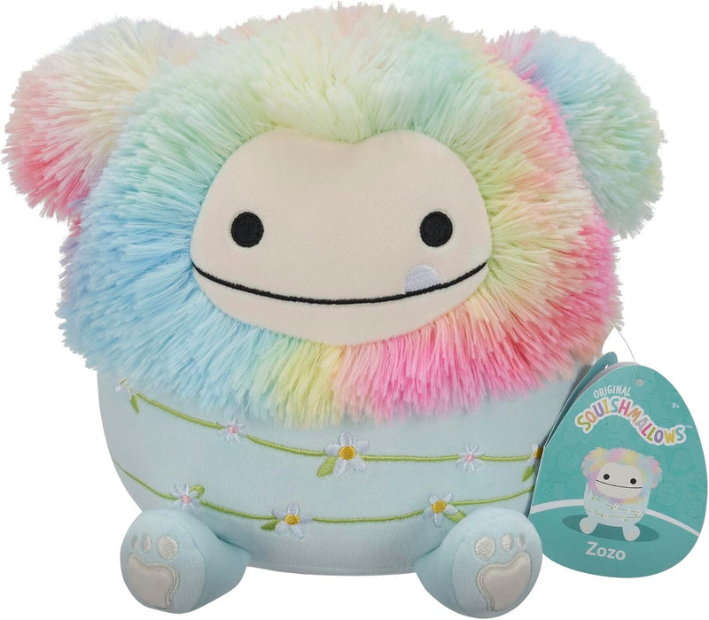 Squishmallows  7.5''  Zozo Rainbow Bigfoot Plush