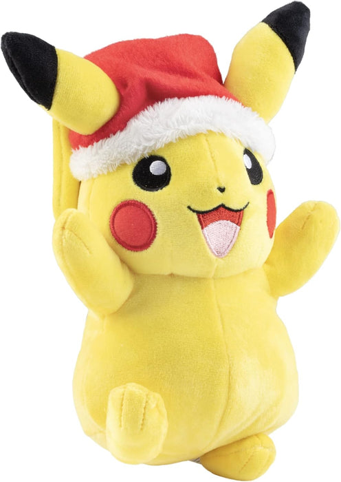 Pokemon - 8" Pikachu With Santa Hat Plush