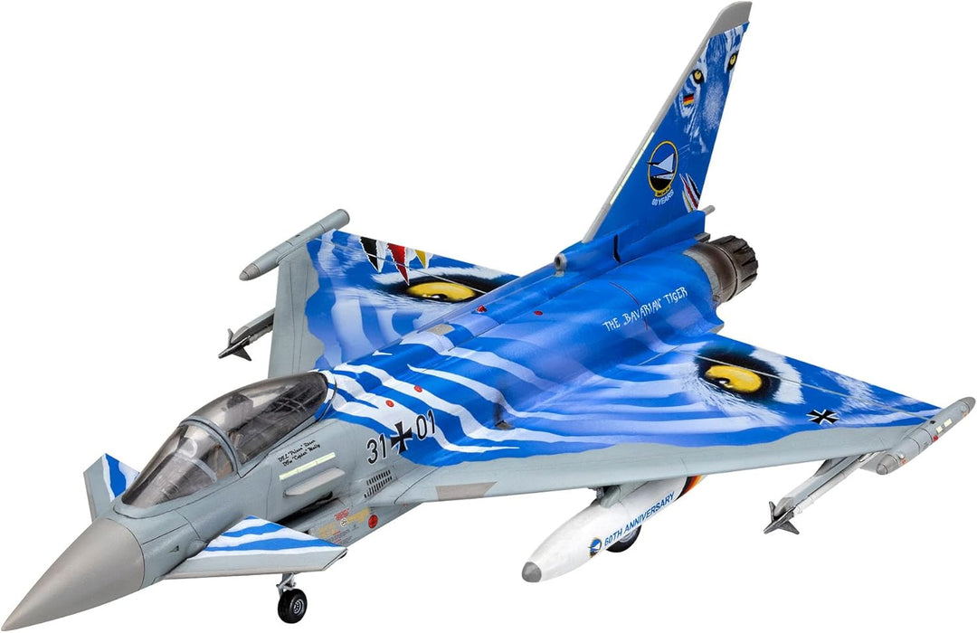 REVELL 03818 - Eurofighter Typhoon Bavarian Tiger 2021 1:72 Scale Model Plane
