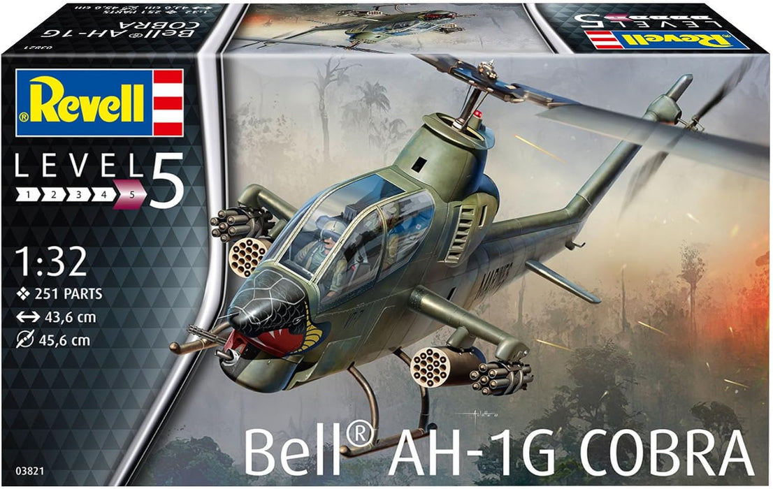 REVELL 03821 - Bell AH-1G Cobra 1:32 Scale Model Helicopter