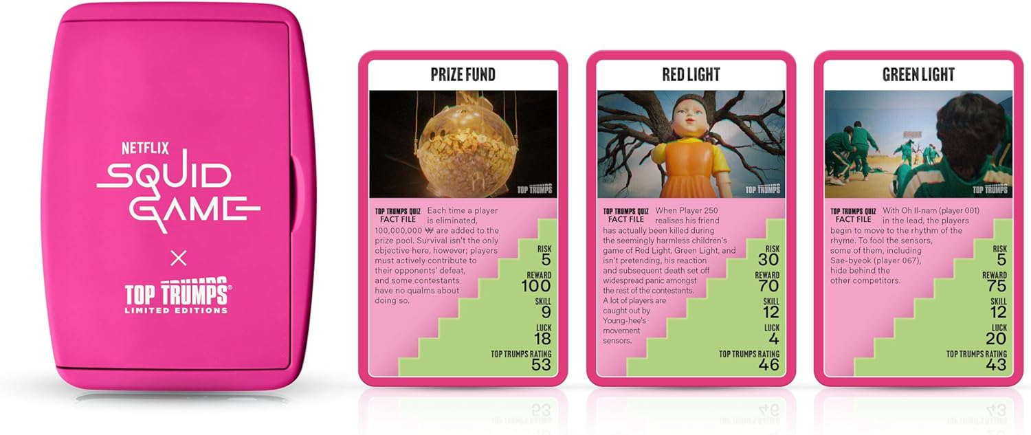 Top Trumps Squid Games Limited Edition Card Game