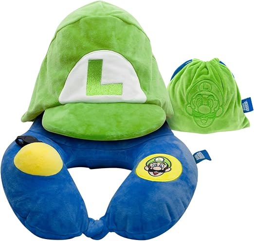 Super Mario Luigi Neck Pillow