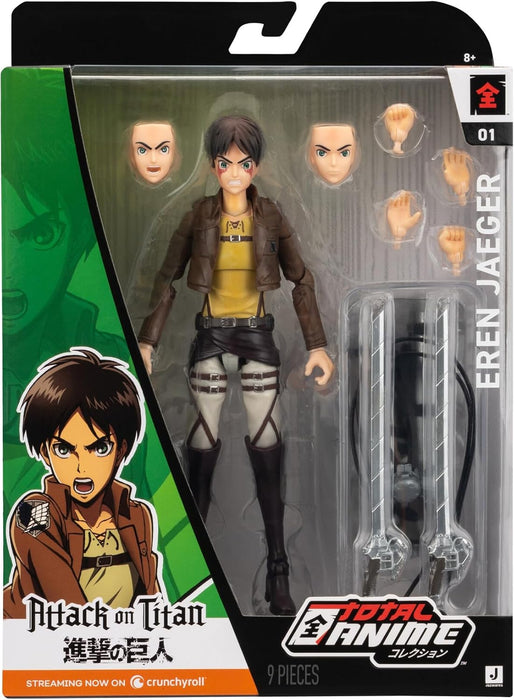 Total Anime Attack on Titan Eren Jaeger 6.5" Figure