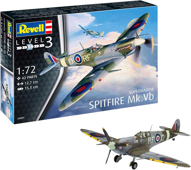 REVELL 03897 - Supermarine Spitfire Mk.Vb 1:72 Scale Model Plane