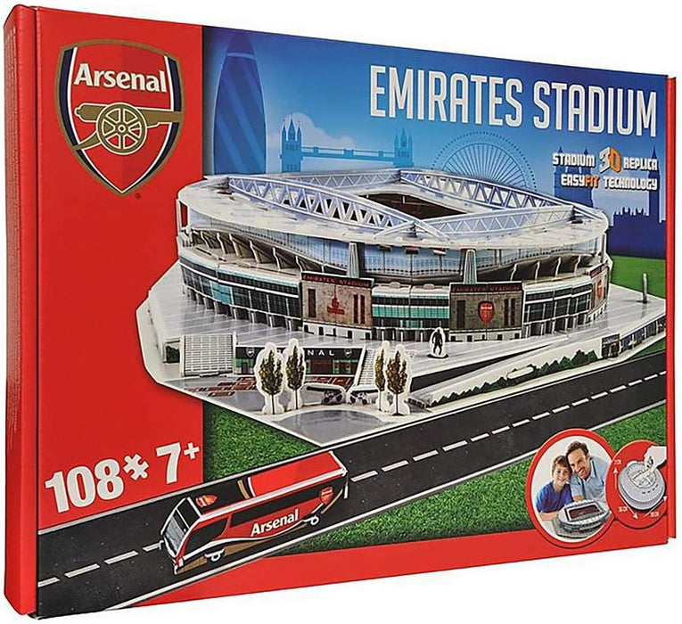3D Stadium Puzzles - Arsenal The Emirates Puzzle (108 Pieces)