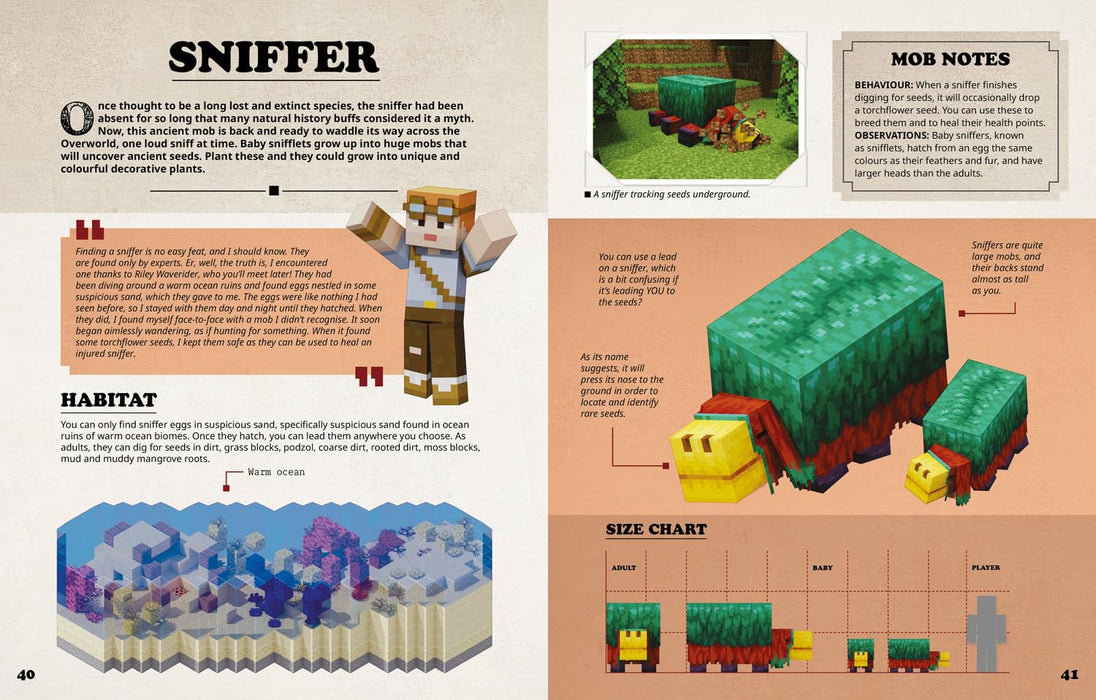 Minecraft: Mobspotter’s Encyclopedia Hardback By Mojang AB