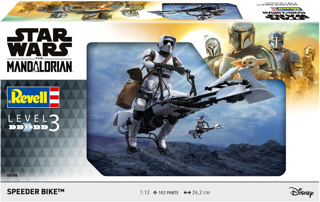 REVELL 06786 - Star Wars The Mandalorian: Speeder Bike™ 1:12 Scale Model Kit