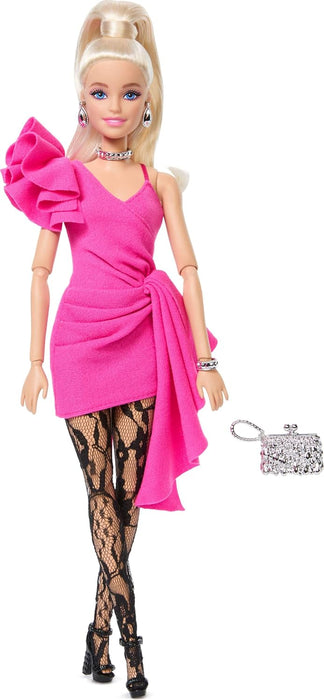 Barbie Deluxe Style Doll With Dress & Blonde High Ponytail