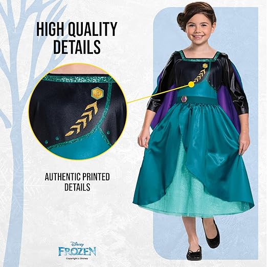 Disguise Frozen 2 Queen Anna Costume (5-6YR)