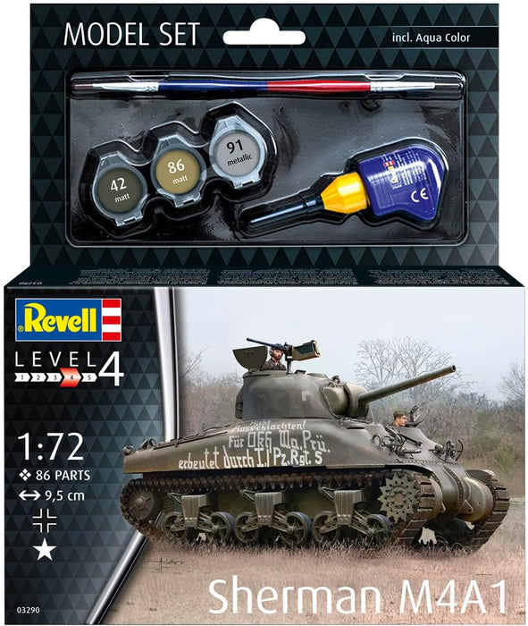 REVELL 63290 - Sherman M4A1 1:72 Scale Model Set