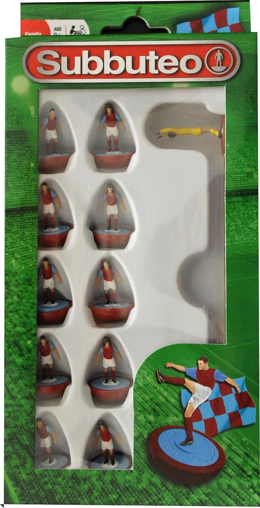 Subbuteo - Claret & Blue Team Set