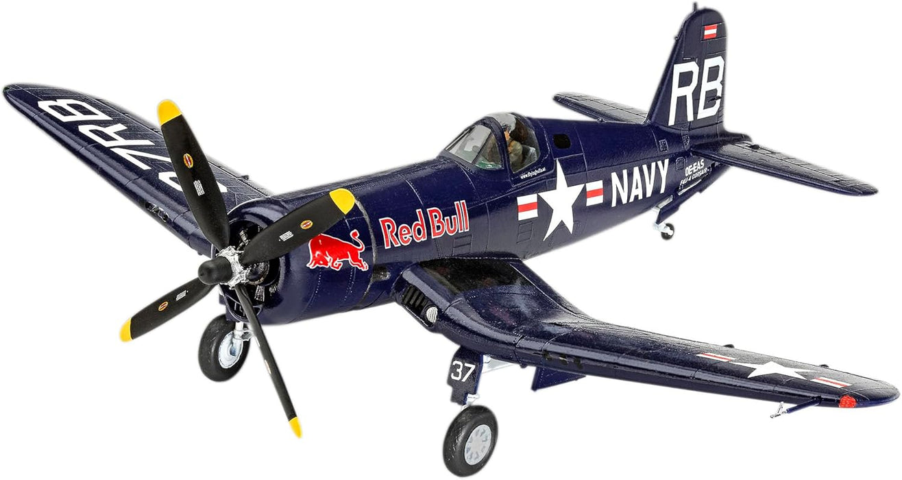 REVELL 05641 - Vought F4U-4 Corsair: The Flying Bulls 25th Anniversary 1:48 Scale Model Set