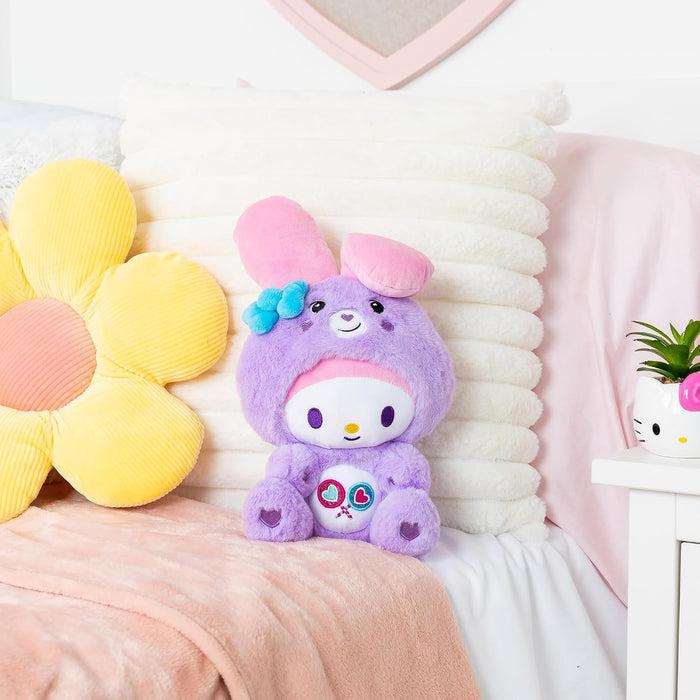 Care Bears x Hello Kitty 25cm My Melody as Share Bear Plush