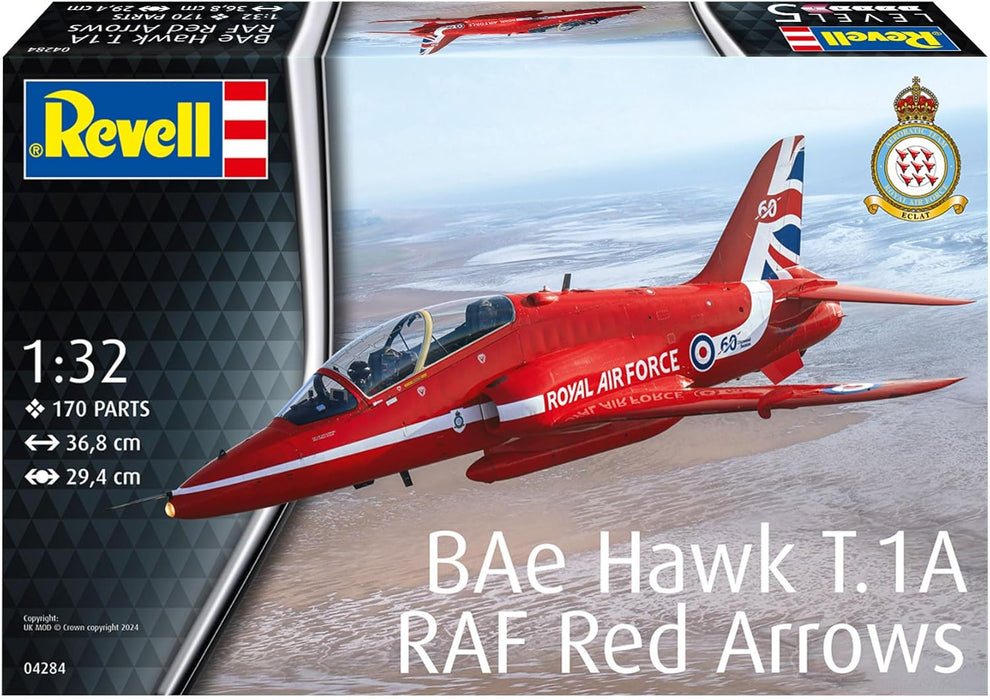REVELL 04284 - BAe Hawk T.1A RAF Red Arrows 1:32 Scale Model Plane