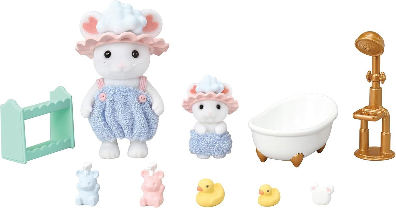 Sylvanian Families - Bath Time Bubble Siblings