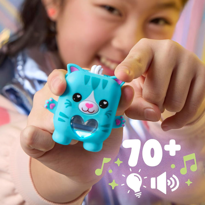 Nano-Mals Pawtricia the Blue Kitty Electronic Fidget Pet