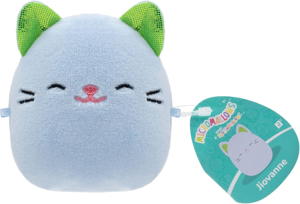 Squishmallows -Micromallows 2.5" Grey Cat, Lavender Cat, Pink Dog, Mint & Chocolate Milk Set