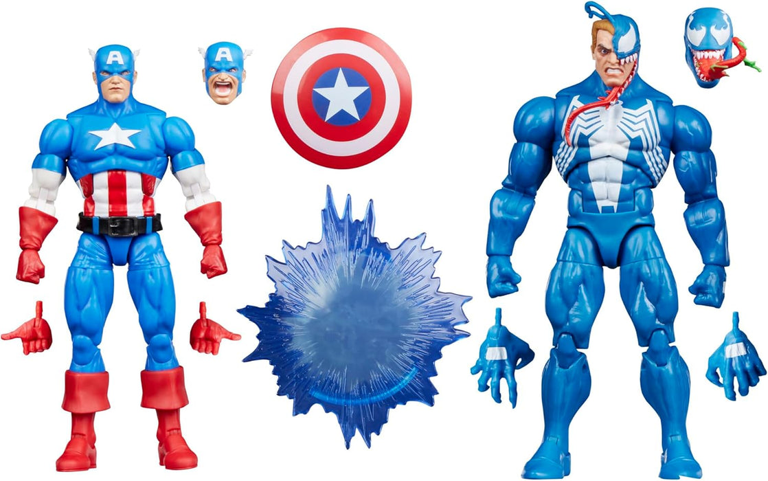 Marvel Legends Series - Gamerverse: Captain America vs Venom Action Figure Set