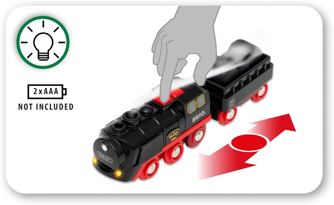 BRIO - Battery-Operated Steaming Train (33884)