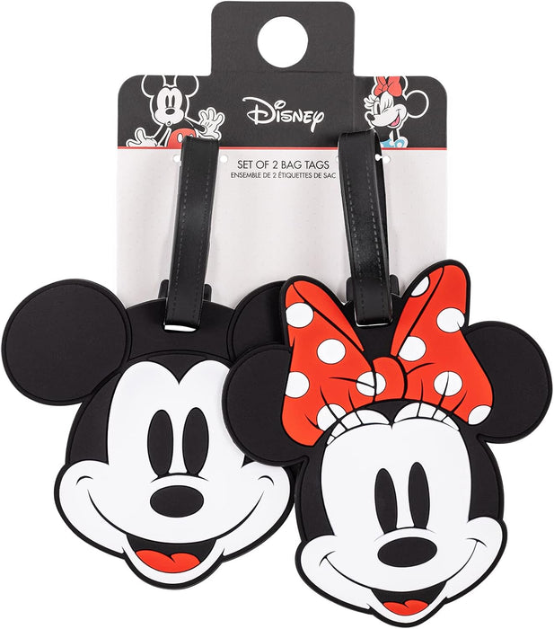 Disney Minnie & Mickey Luggage Tag Set
