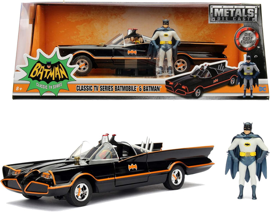 Jada - Batman 1966 Classic Batmobile 1:24 Die-Cast Collectible Car
