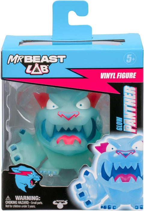 Mr Beast Lab Vinyl Glow Panther Figure