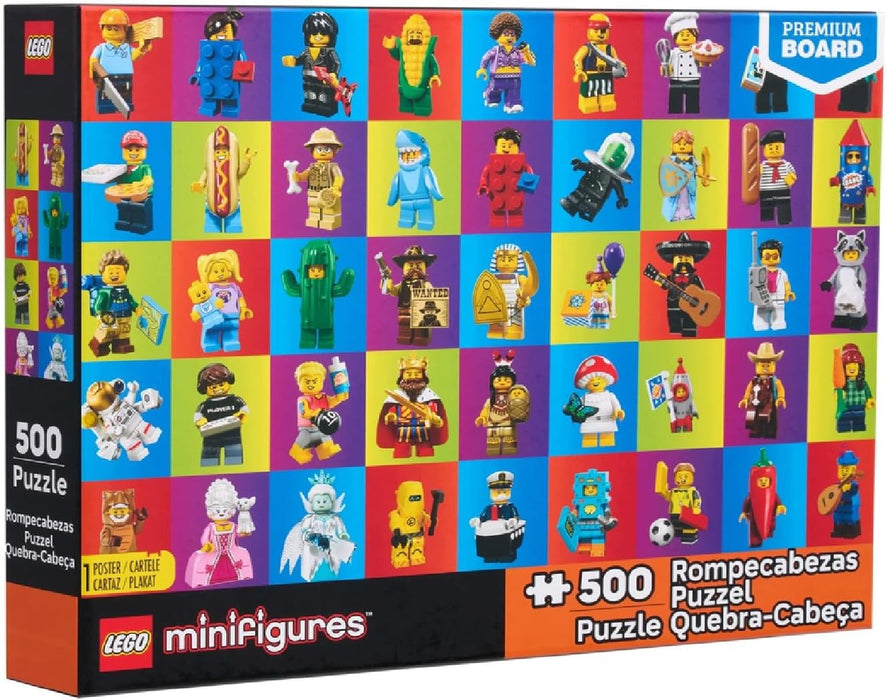 LEGO Minifigures Collage Puzzle 500 pcs (38cm x 54cm)