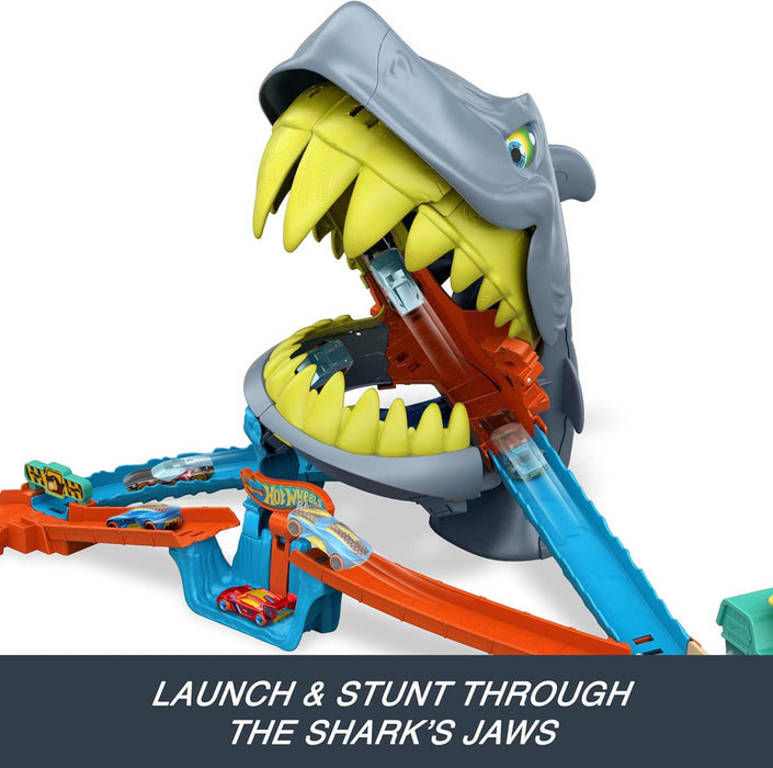 Hot Wheels City Shark Beach Playset